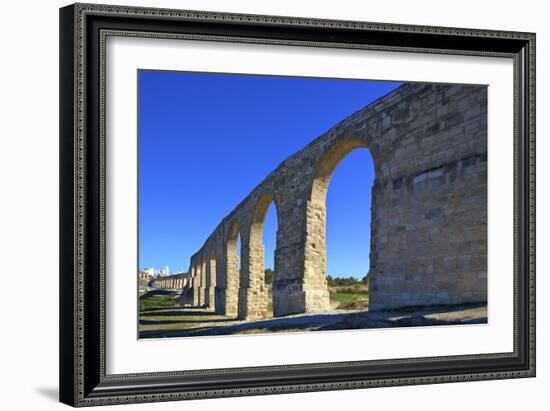 The 18th century Aqueduct, Larnaka, Cyprus, Eastern Mediterranean Sea, Europe-Neil Farrin-Framed Photographic Print