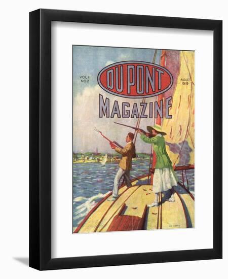 The 1919 Grand American Handicap Trapshooting Tournament, Front Cover of the 'Dupont Magazine',…-American School-Framed Giclee Print