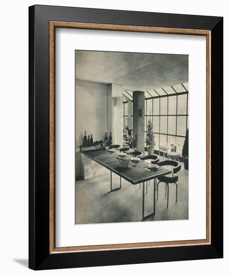 'The 1928 Dining Room', 1928-Charlotte Perriand-Framed Photographic Print