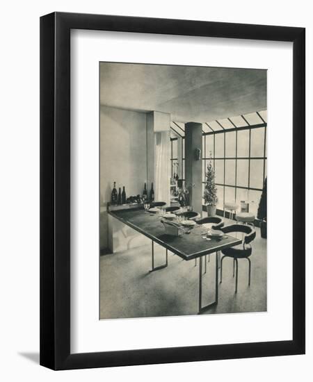 'The 1928 Dining Room', 1928-Charlotte Perriand-Framed Photographic Print