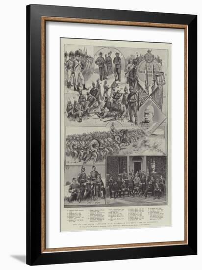 The 1st Volunteer Battalion Duke of Cambridge's Own Middlesex Regiment, Late 3rd Middlesex-Sir Frederick William Burton-Framed Giclee Print