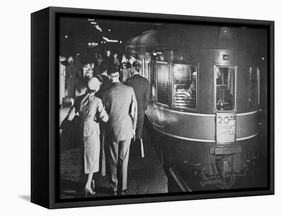The '20th Century Limited' Luxury Train of the New York Central System, C.1938-null-Framed Premier Image Canvas