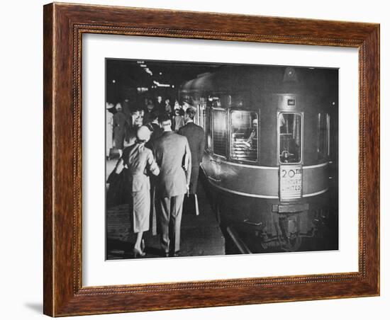 The '20th Century Limited' Luxury Train of the New York Central System, C.1938-null-Framed Photographic Print