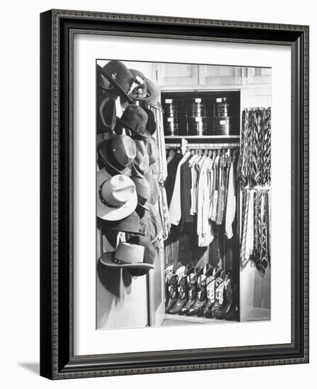 The 21 Club's Jack Kriendler's Wardrobe-Eric Schaal-Framed Photographic Print