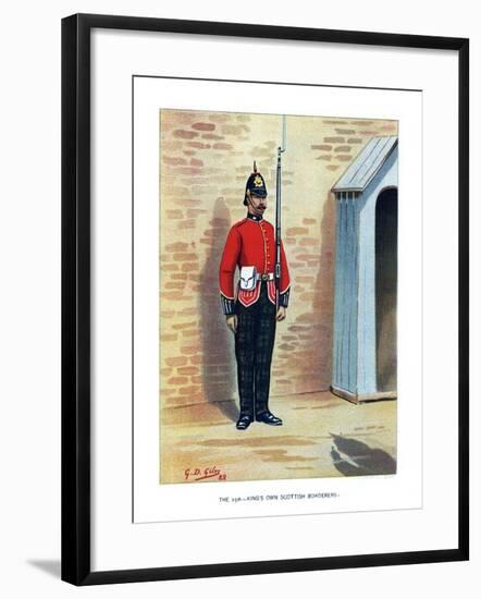 The 25th King's Own Scottish Borderers, C1890-Geoffrey Douglas Giles-Framed Giclee Print