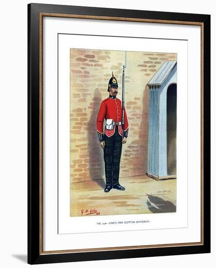 The 25th King's Own Scottish Borderers, C1890-Geoffrey Douglas Giles-Framed Giclee Print