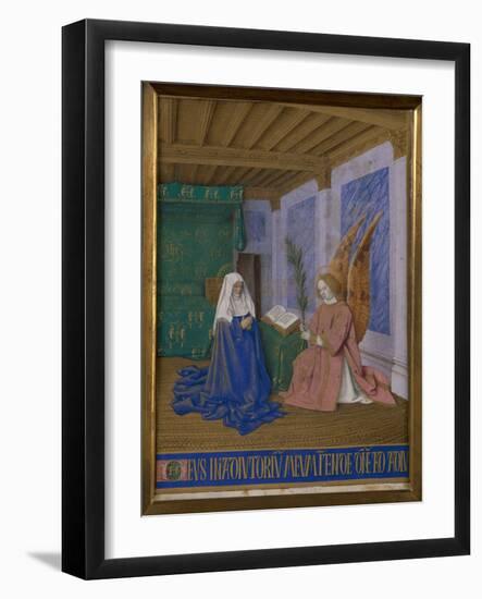 The 2nd Annunciation To Mary-Jean Fouquet-Framed Giclee Print