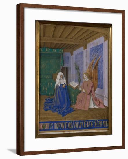 The 2nd Annunciation To Mary-Jean Fouquet-Framed Giclee Print