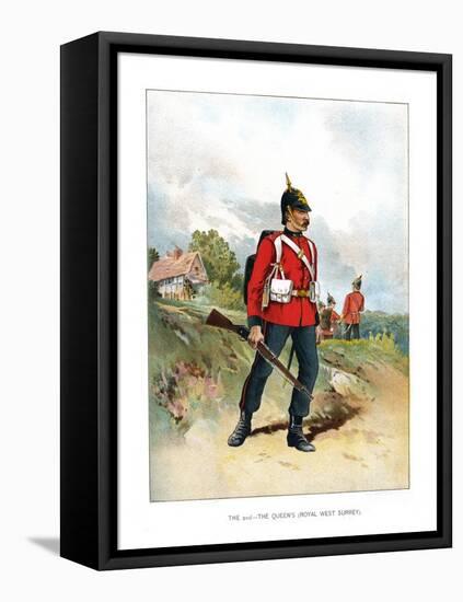 The 2nd, the Queen's (Royal West Surre), C1890-null-Framed Premier Image Canvas