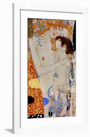 The 3 Ages of Woman (detail)-Gustav Klimt-Framed Giclee Print