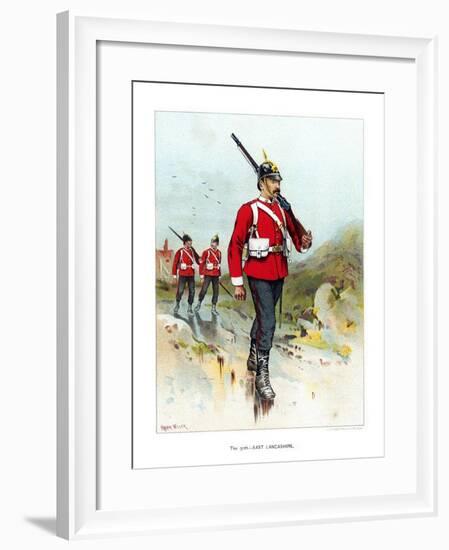 The 30th East Lancashire, C1890-Geoffrey Douglas Giles-Framed Giclee Print