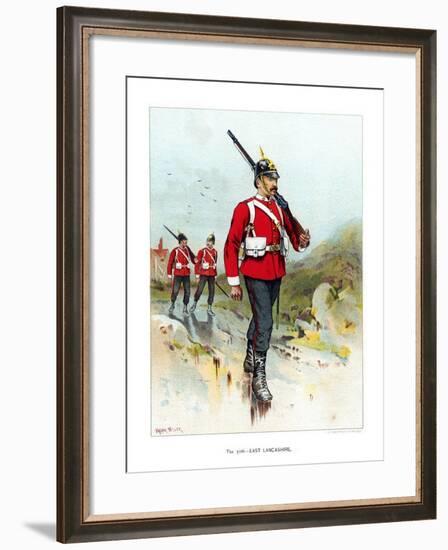 The 30th East Lancashire, C1890-Geoffrey Douglas Giles-Framed Giclee Print