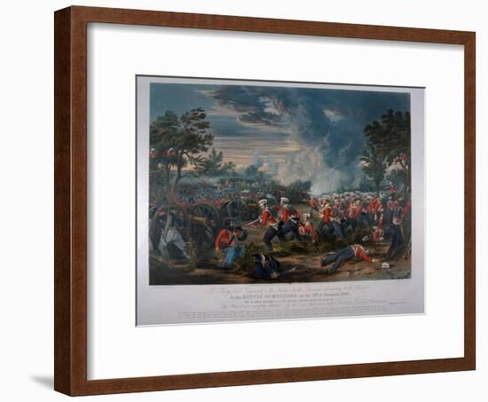 The 31st Regiment, Sir Harry Smith's Division Advancing to the Charge at the Battle of Moodkee…-Major G.F. White-Framed Giclee Print