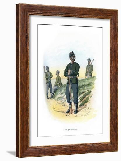 The 3rd Goorkhas, C1890-H Bunnett-Framed Giclee Print