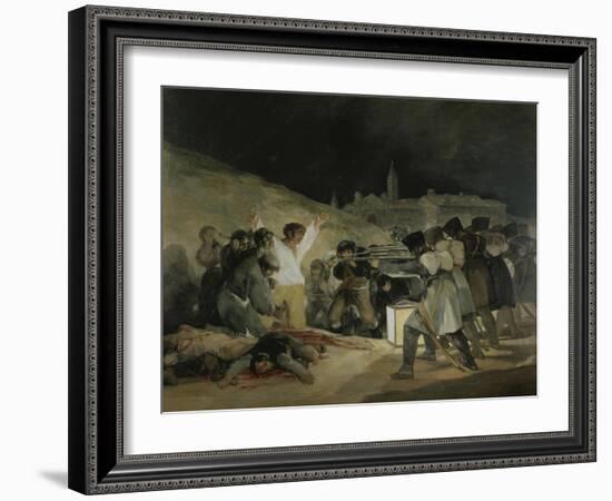 The 3rd of May 1808 in Madrid-Francisco de Goya-Framed Giclee Print