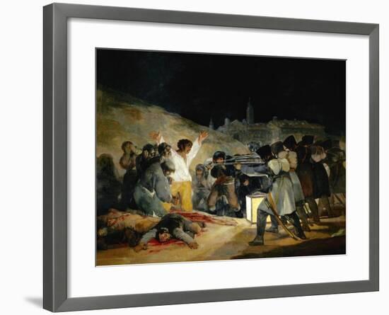 The 3rd of May In Madrid, 1814, Spanish School-Francisco de Goya-Framed Giclee Print