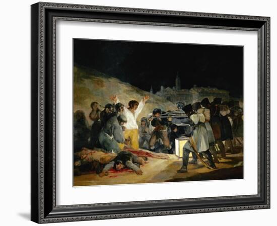 The 3rd of May In Madrid, 1814, Spanish School-Francisco de Goya-Framed Giclee Print
