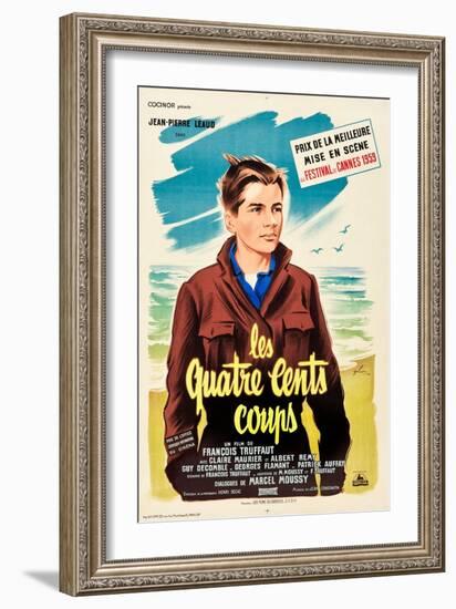 The 400 Blows (aka Les Quarte Cents Coups)-null-Framed Premium Giclee Print