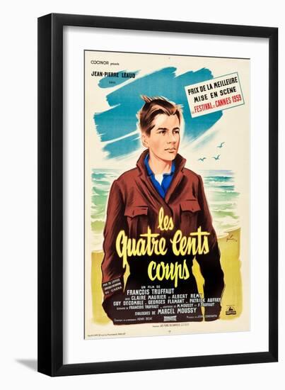 The 400 Blows (aka Les Quarte Cents Coups)-null-Framed Premium Giclee Print