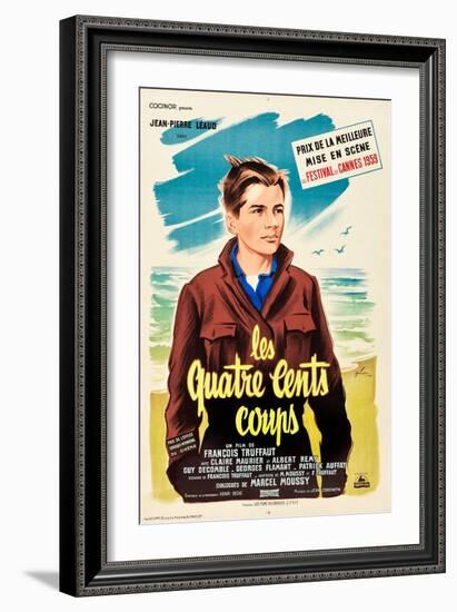 The 400 Blows (aka Les Quarte Cents Coups)-null-Framed Premium Giclee Print