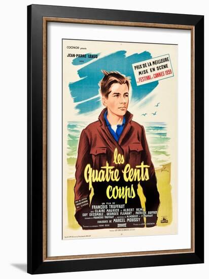 The 400 Blows (aka Les Quarte Cents Coups)-null-Framed Art Print