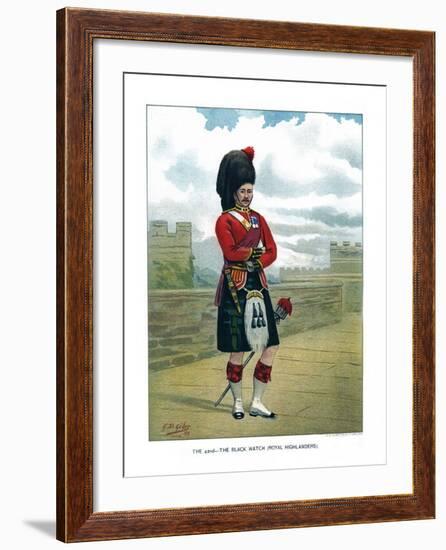 The 42nd, the Black Watch (Royal Highlander), C1890-Geoffrey Douglas Giles-Framed Giclee Print