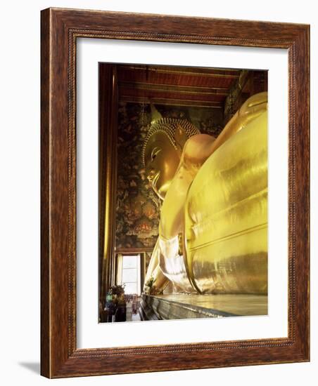 The 46M Long Statue of the Reclining Buddha, Wat Pho (Wat Po) (Wat Chetuphon), Bangkok, Thailand-Gavin Hellier-Framed Photographic Print