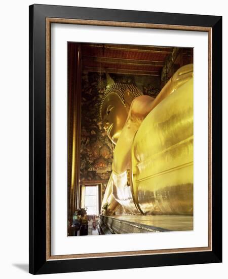 The 46M Long Statue of the Reclining Buddha, Wat Pho (Wat Po) (Wat Chetuphon), Bangkok, Thailand-Gavin Hellier-Framed Photographic Print