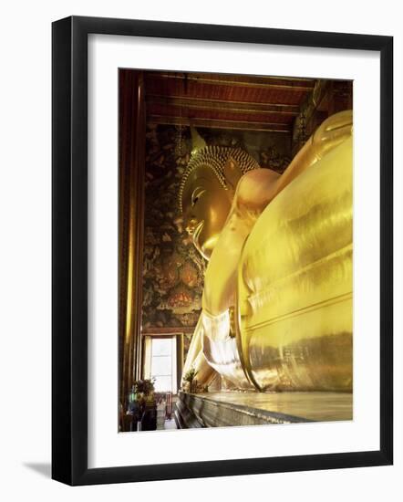 The 46M Long Statue of the Reclining Buddha, Wat Pho (Wat Po) (Wat Chetuphon), Bangkok, Thailand-Gavin Hellier-Framed Photographic Print