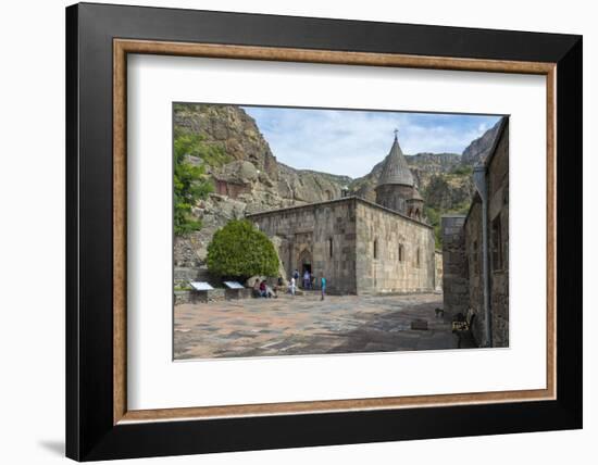 The 4th century Geghard Monastery, UNESCO World Heritage Site, Kotayk Province, Yerevan, Armenia, C-G&M Therin-Weise-Framed Photographic Print