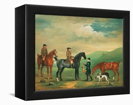 The 4th Lord Craven Coursing at Ashdown Park-James Seymour-Framed Premier Image Canvas