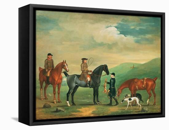The 4th Lord Craven Coursing at Ashdown Park-James Seymour-Framed Premier Image Canvas