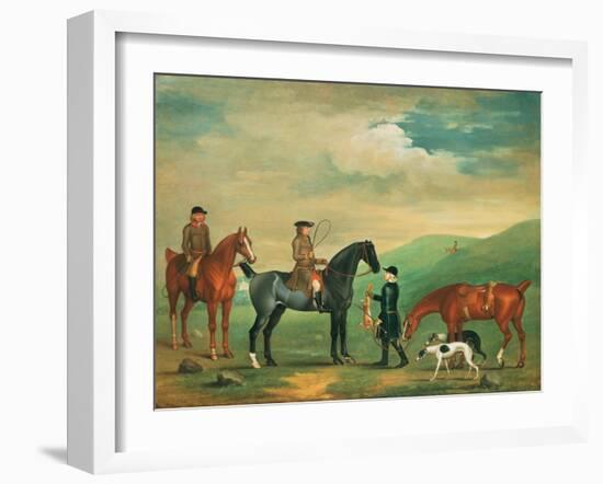 The 4th Lord Craven Coursing at Ashdown Park-James Seymour-Framed Giclee Print