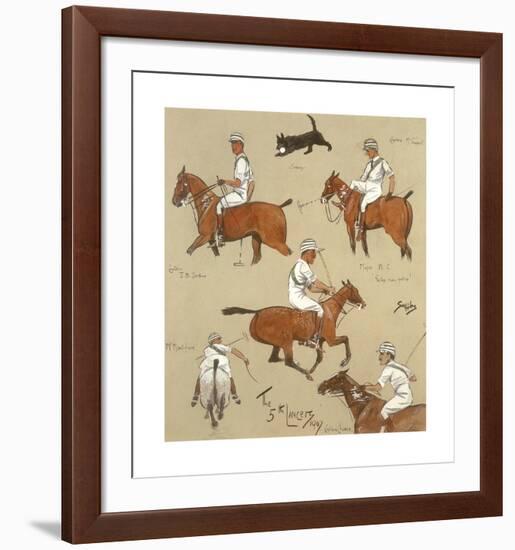 The 5th Lancers-Snaffles-Framed Premium Giclee Print
