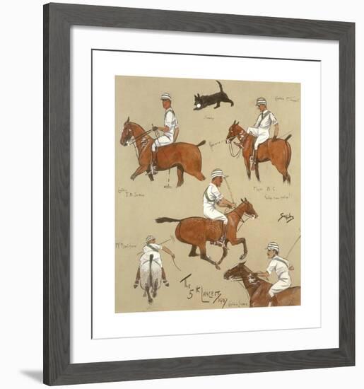 The 5th Lancers-Snaffles-Framed Premium Giclee Print