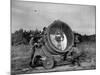 The 62nd Coast Artillery Concealing the Searchlight for Obvious Reasons-Carl Mydans-Mounted Premium Photographic Print
