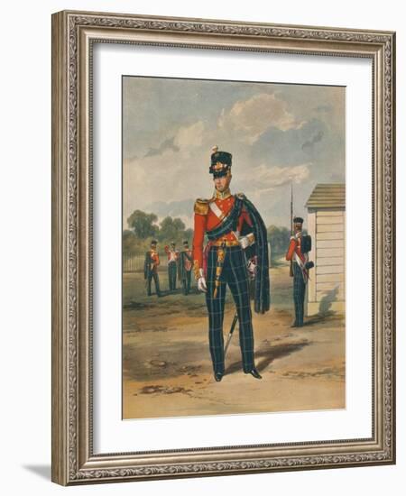 'The 74th Highlanders (now the 2nd Battalion Highland Light Infantry)', 1853 (1909)-J Harris-Framed Giclee Print