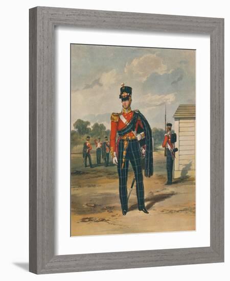 'The 74th Highlanders (now the 2nd Battalion Highland Light Infantry)', 1853 (1909)-J Harris-Framed Giclee Print