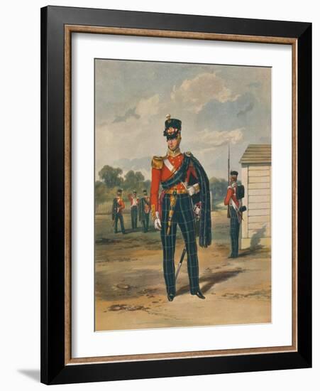 'The 74th Highlanders (now the 2nd Battalion Highland Light Infantry)', 1853 (1909)-J Harris-Framed Giclee Print