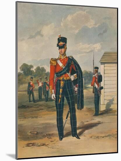 'The 74th Highlanders (now the 2nd Battalion Highland Light Infantry)', 1853 (1909)-J Harris-Mounted Giclee Print