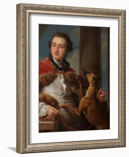 The 7Th Earl of Northampton, 1758 (Oil on Canvas)-Pompeo Girolamo Batoni-Framed Giclee Print