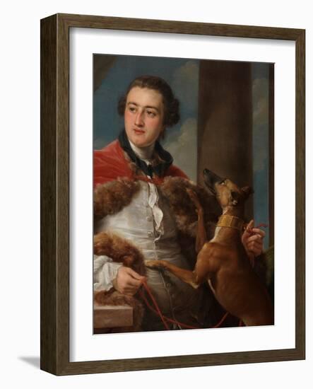 The 7Th Earl of Northampton, 1758 (Oil on Canvas)-Pompeo Girolamo Batoni-Framed Giclee Print