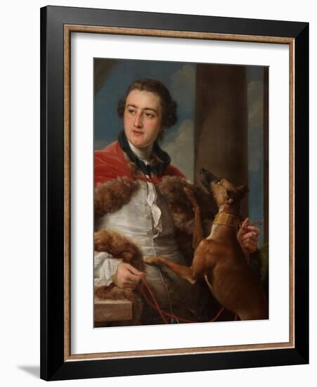 The 7Th Earl of Northampton, 1758 (Oil on Canvas)-Pompeo Girolamo Batoni-Framed Giclee Print