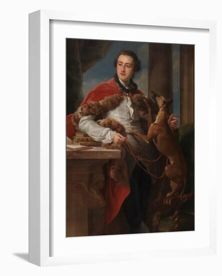 The 7Th Earl of Northampton, before 1787 (Oil on Canvas)-Pompeo Girolamo Batoni-Framed Giclee Print