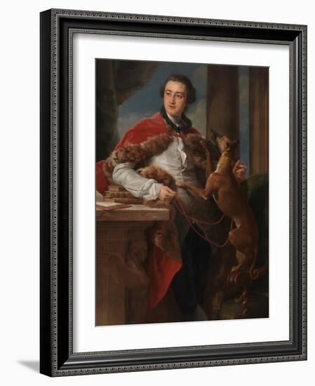 The 7Th Earl of Northampton, before 1787 (Oil on Canvas)-Pompeo Girolamo Batoni-Framed Giclee Print