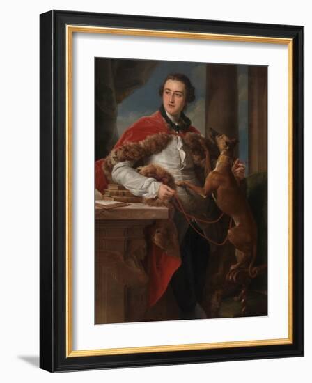 The 7Th Earl of Northampton, before 1787 (Oil on Canvas)-Pompeo Girolamo Batoni-Framed Giclee Print