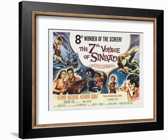 The 7th Voyage of Sinbad, 1958-null-Framed Premium Giclee Print