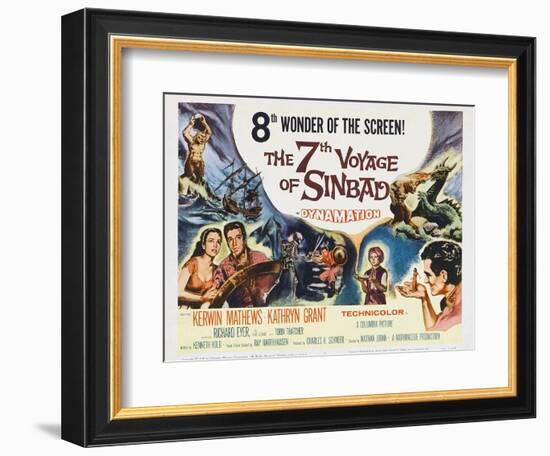 The 7th Voyage of Sinbad, 1958-null-Framed Premium Giclee Print