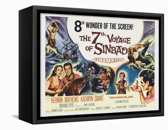 The 7th Voyage of Sinbad, 1958-null-Framed Stretched Canvas