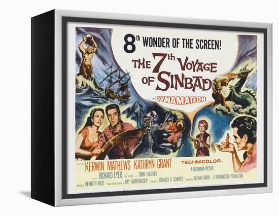 The 7th Voyage of Sinbad, 1958-null-Framed Stretched Canvas